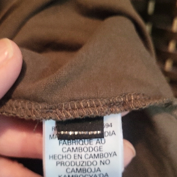 Diesel Gray Short Sleeve Tee with Bold Logo - Picture 5 of 5